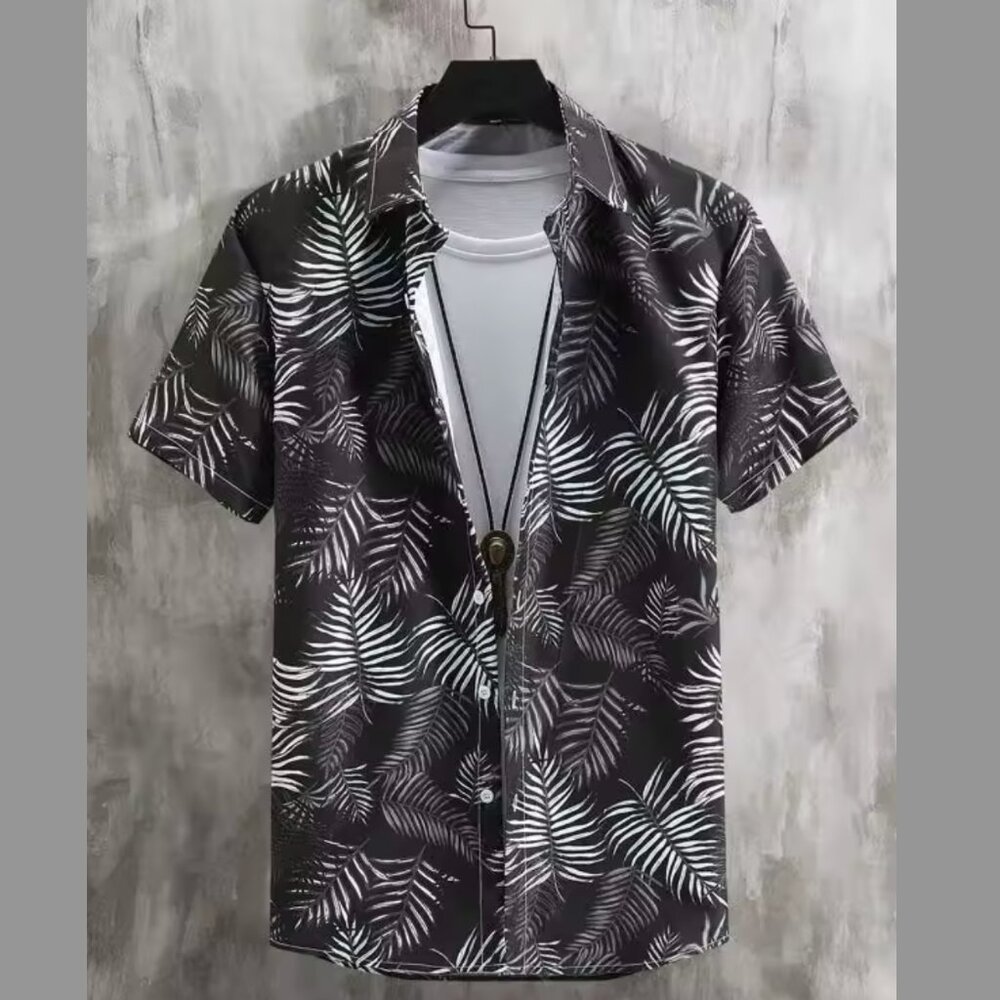 Hawaiian Shirt - Short Sleeves Button Down